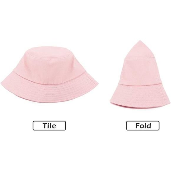 BUCKET Hat for Women Teens Travel Summer G Pink - Picture 6 of 7